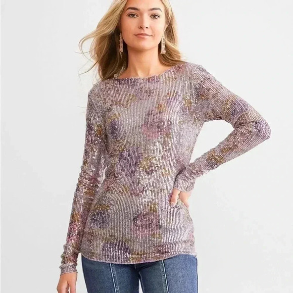 INTIMATELY FREE PEOPLE Gold Rush Top SIZE MEDIUM - Picture 7 of 13